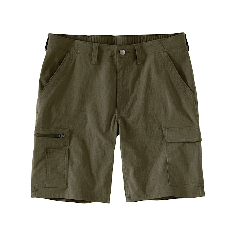 Relaxed 10" Carhartt Force Ripstop Cargo Short, Burnished Logs