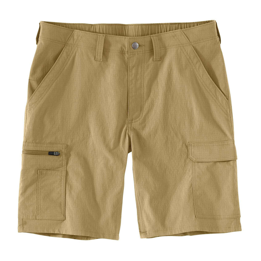 Relaxed 10" Carhartt Force Ripstop Cargo Short, Sandstone