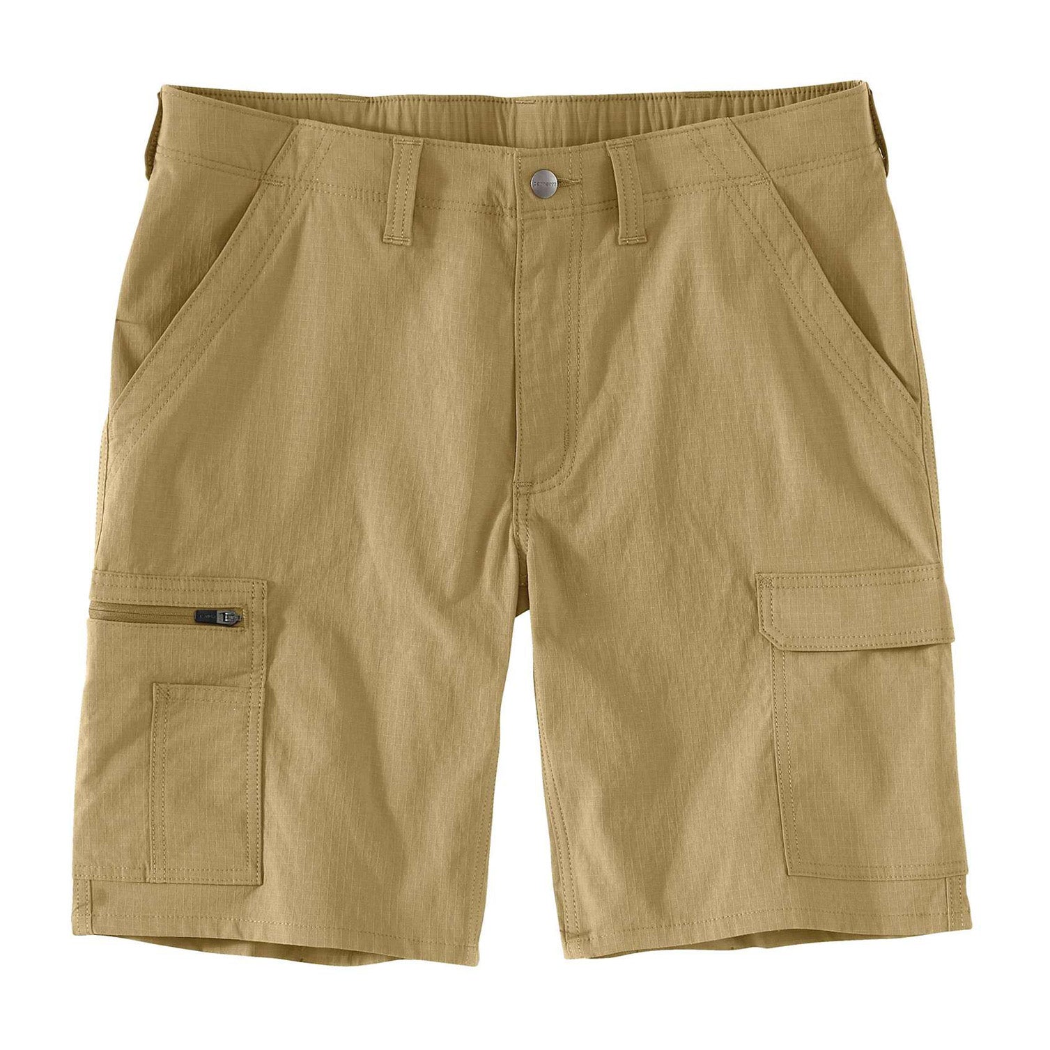 Relaxed 10" Carhartt Force Ripstop Cargo Short, Sandstone