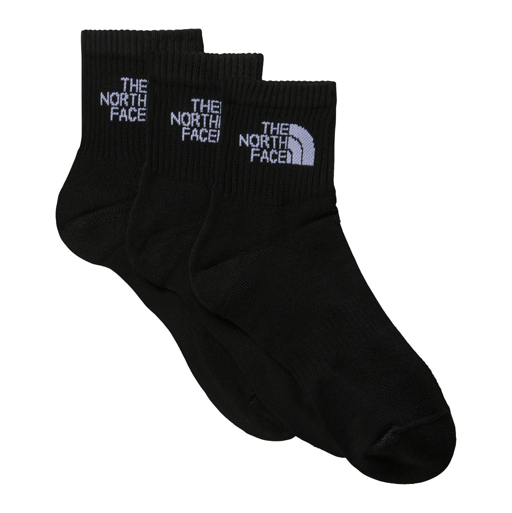 Multi Sport Cush Quarter Sock 3p, Tnf black