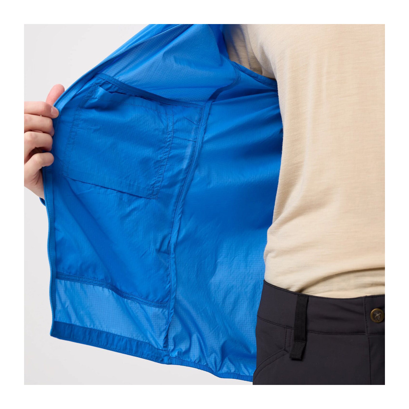 Keb Lätt Wind Jacket M, Mountain blue