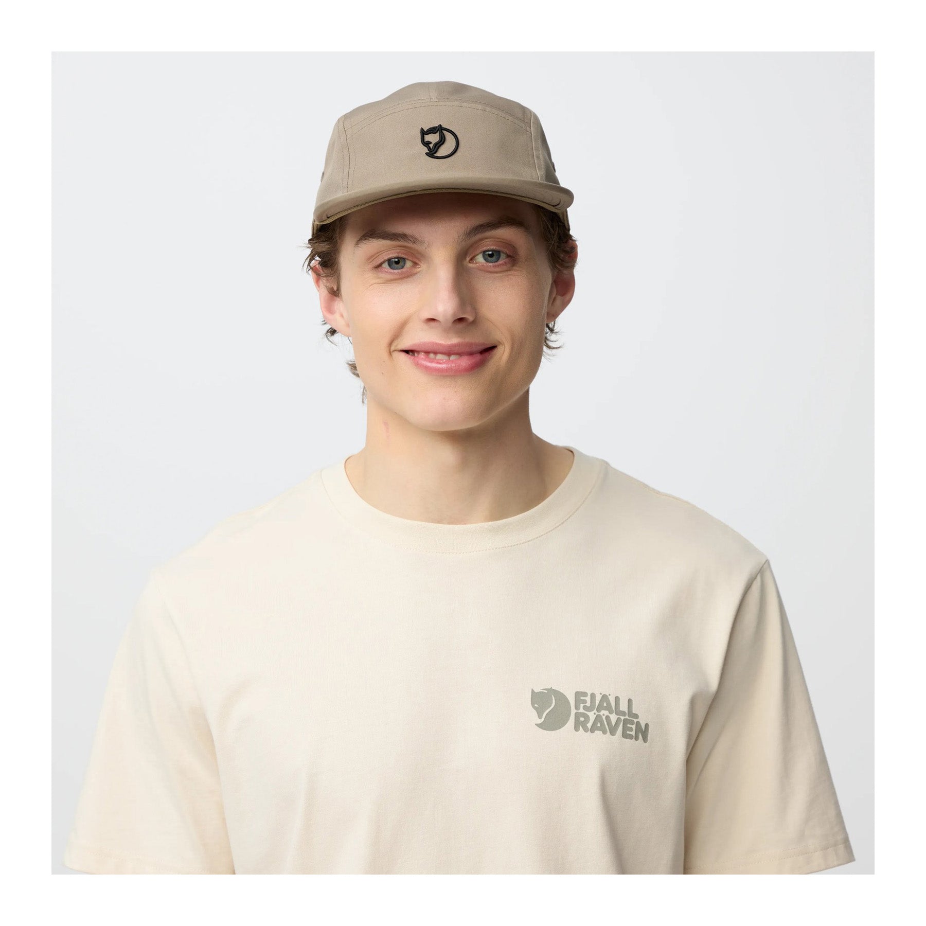Fjällräven Flat Brim Cap, Suede brown
