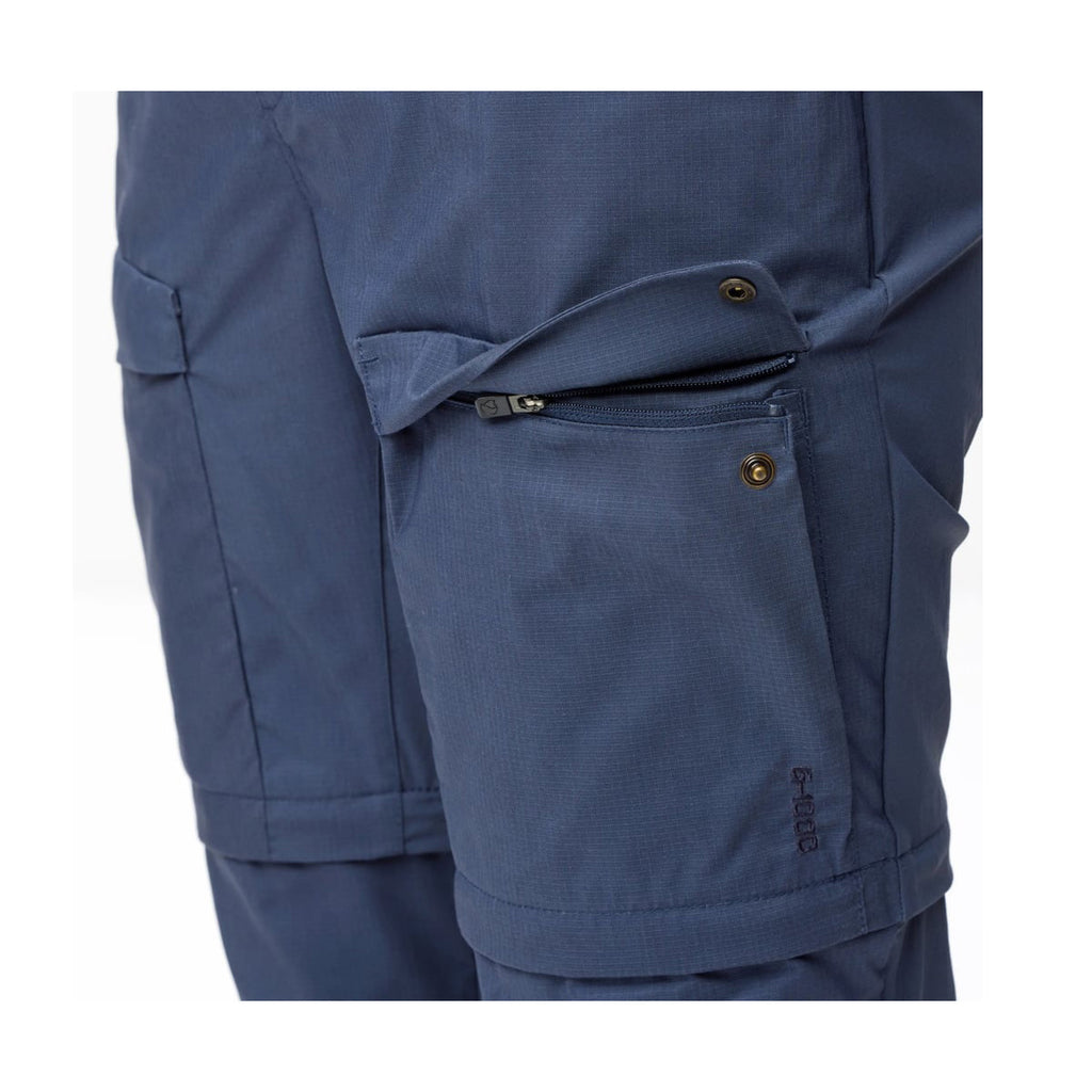 Abisko Hybrid Trail Trs Zip-off W, Black