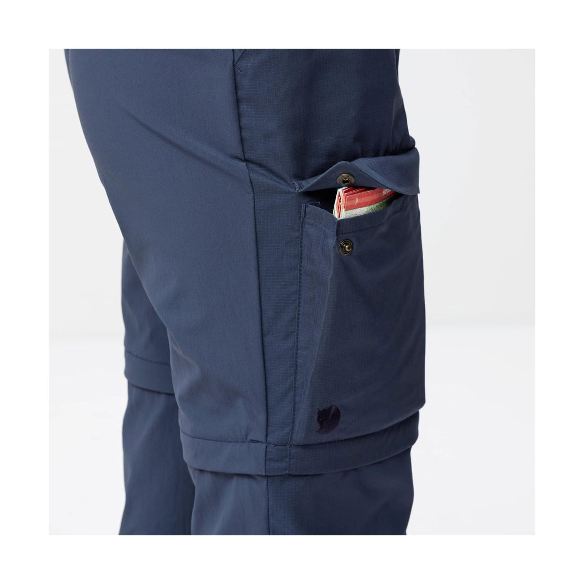 Abisko Hybrid Trail Trs Zip-off W, Suede brown