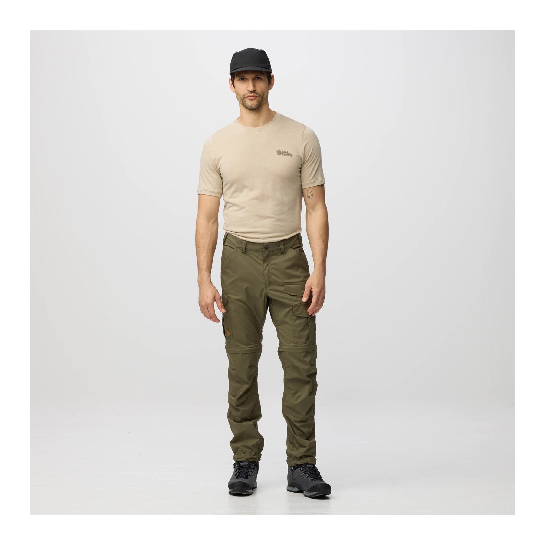Vidda Pro Lite Zip-off Trs M, Dark grey