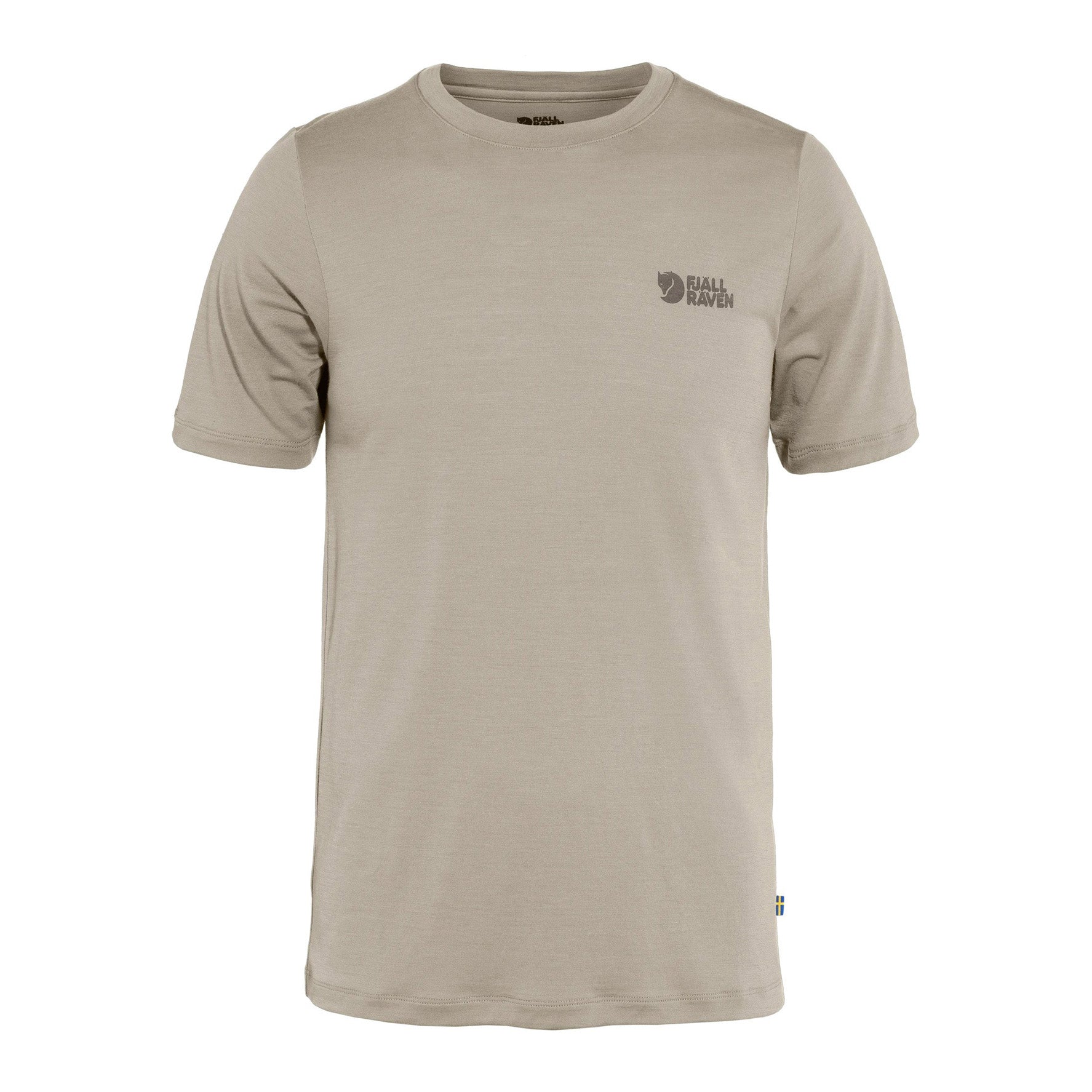 Abisko Wool Logo SS M, Light Fossil