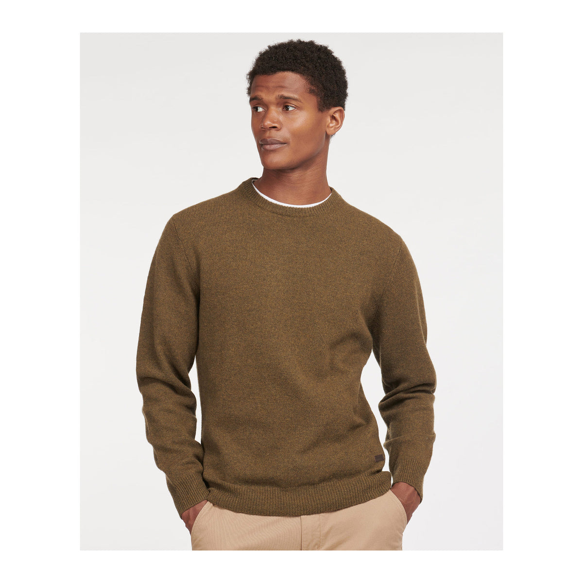 Essential Patch Crew M, Willow green