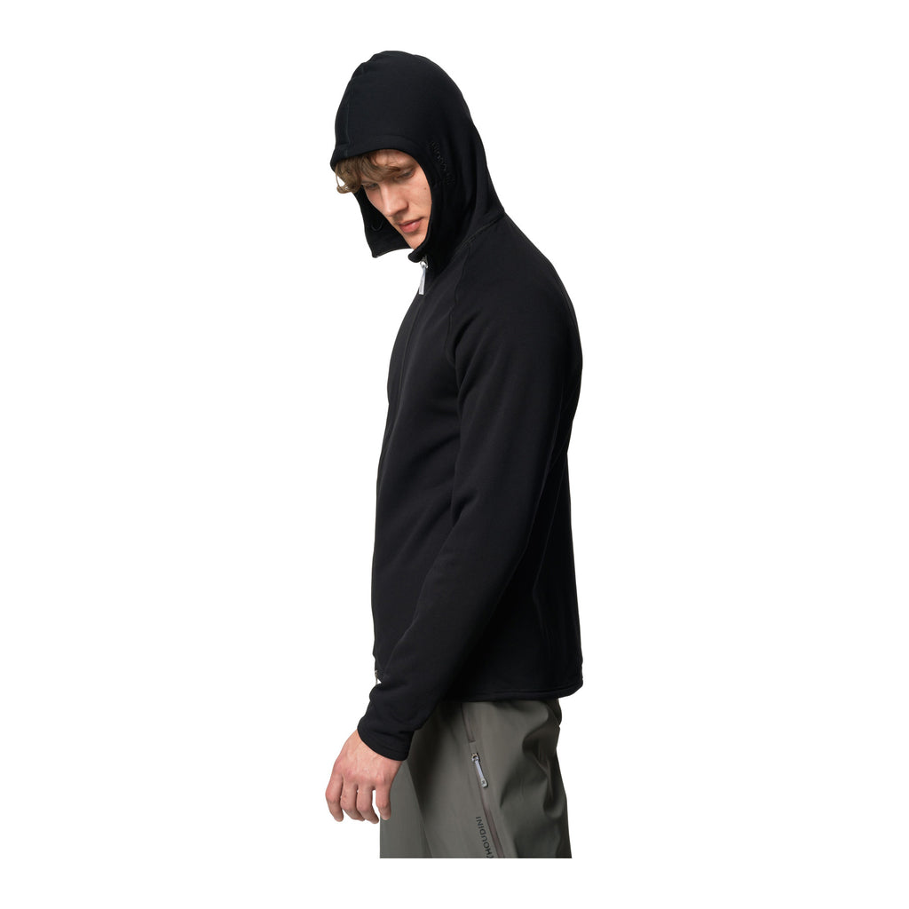 M's Power Up Houdi, True black