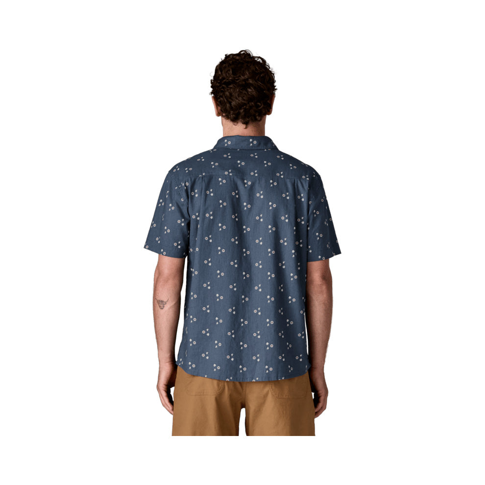 M's Back Step Shirt, Bouquet Dolomite Blue