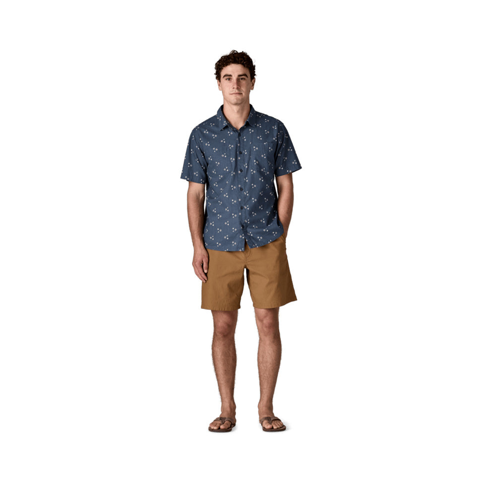 M's Back Step Shirt, Bouquet Dolomite Blue