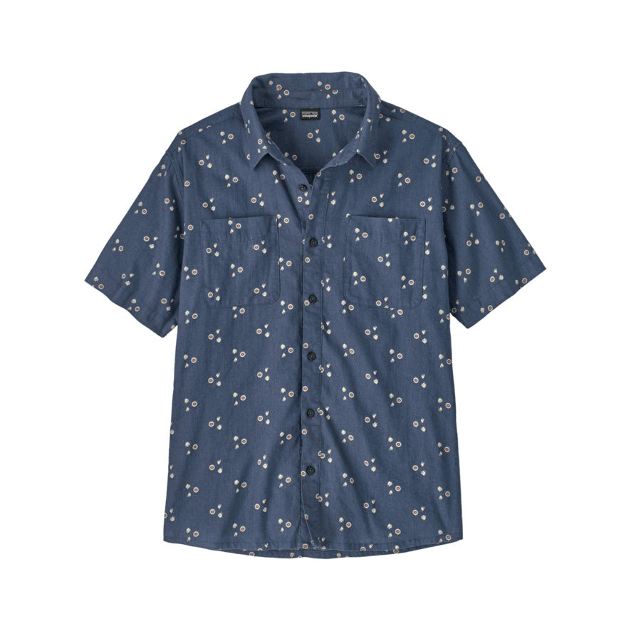 M's Back Step Shirt, Bouquet Dolomite Blue