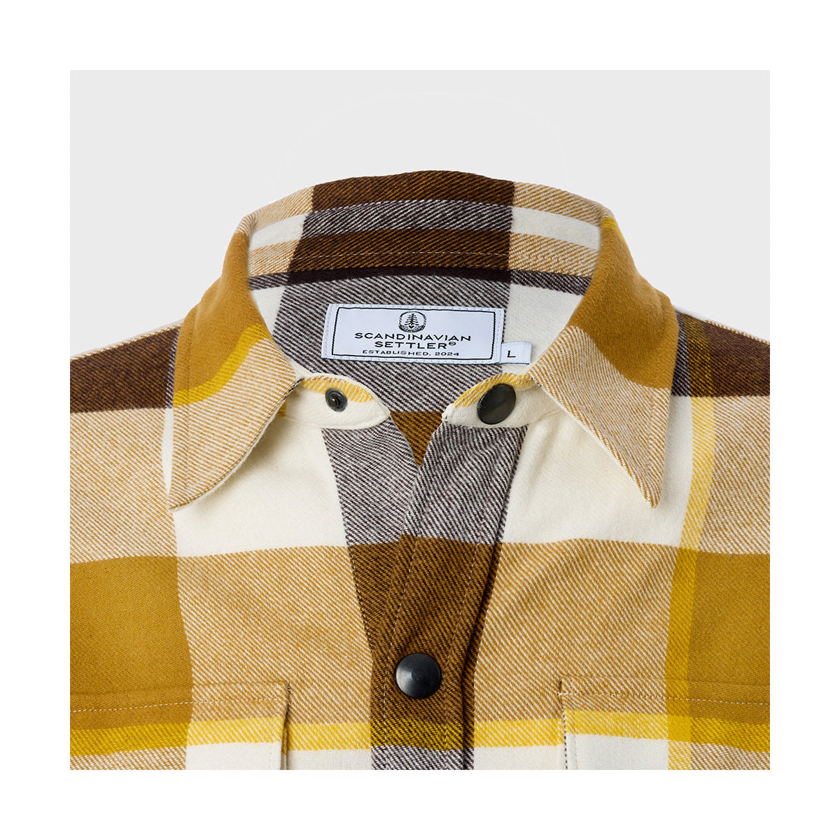 Flanellskjorta, Brun