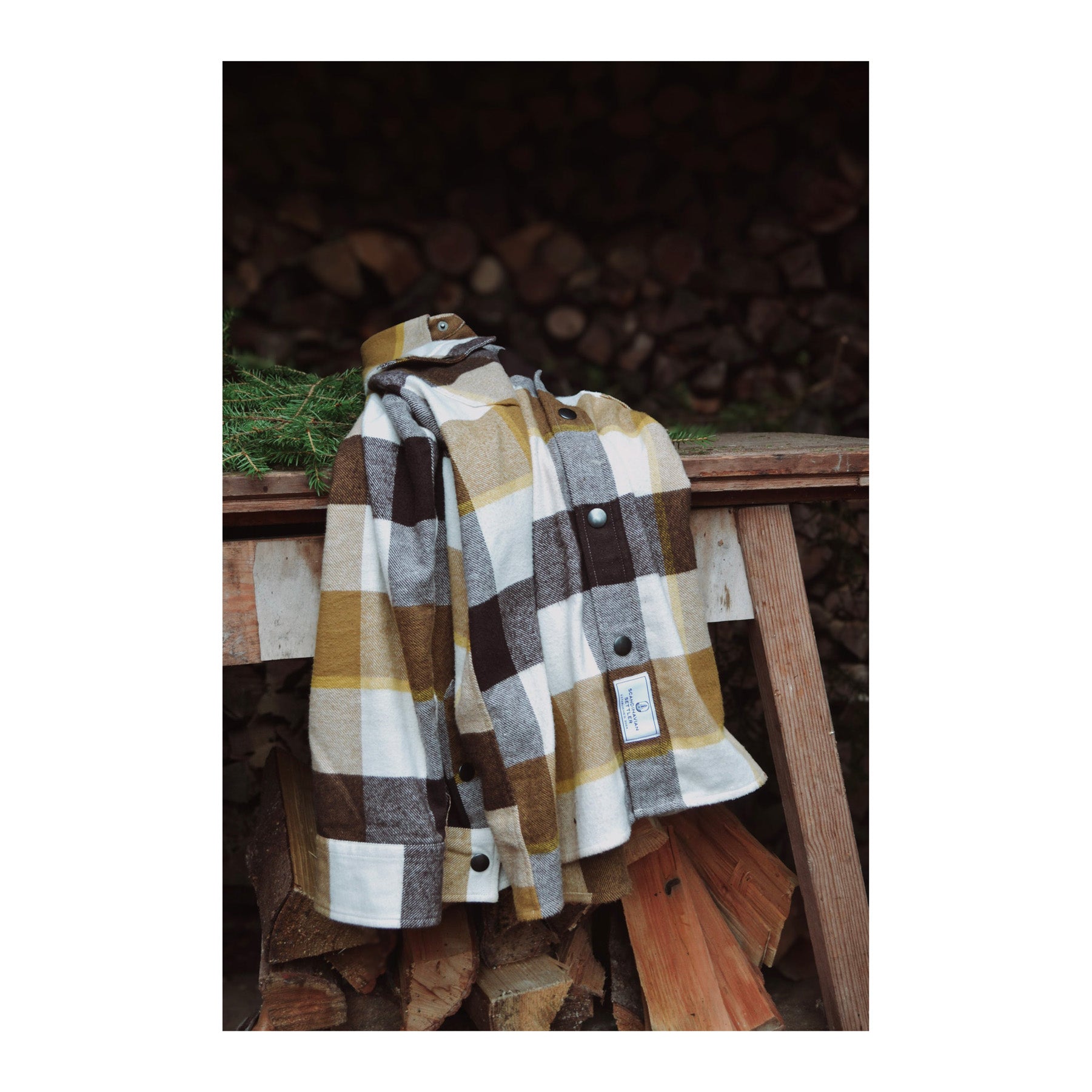 Flanellskjorta, Brun