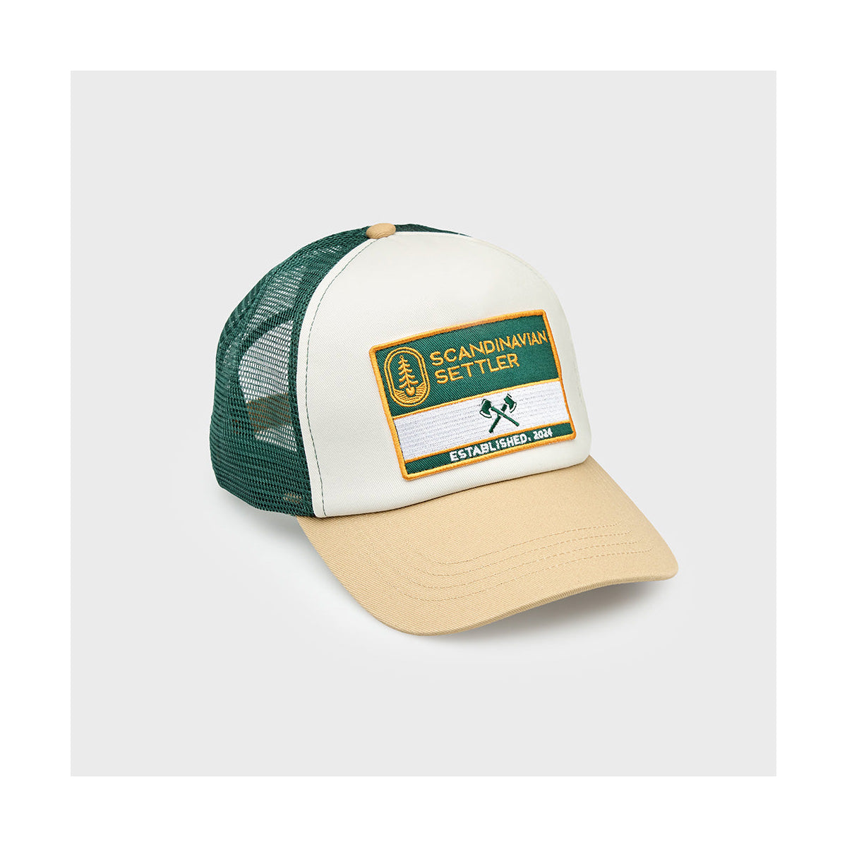 Truckerkeps Scandinavian Settler, Grön