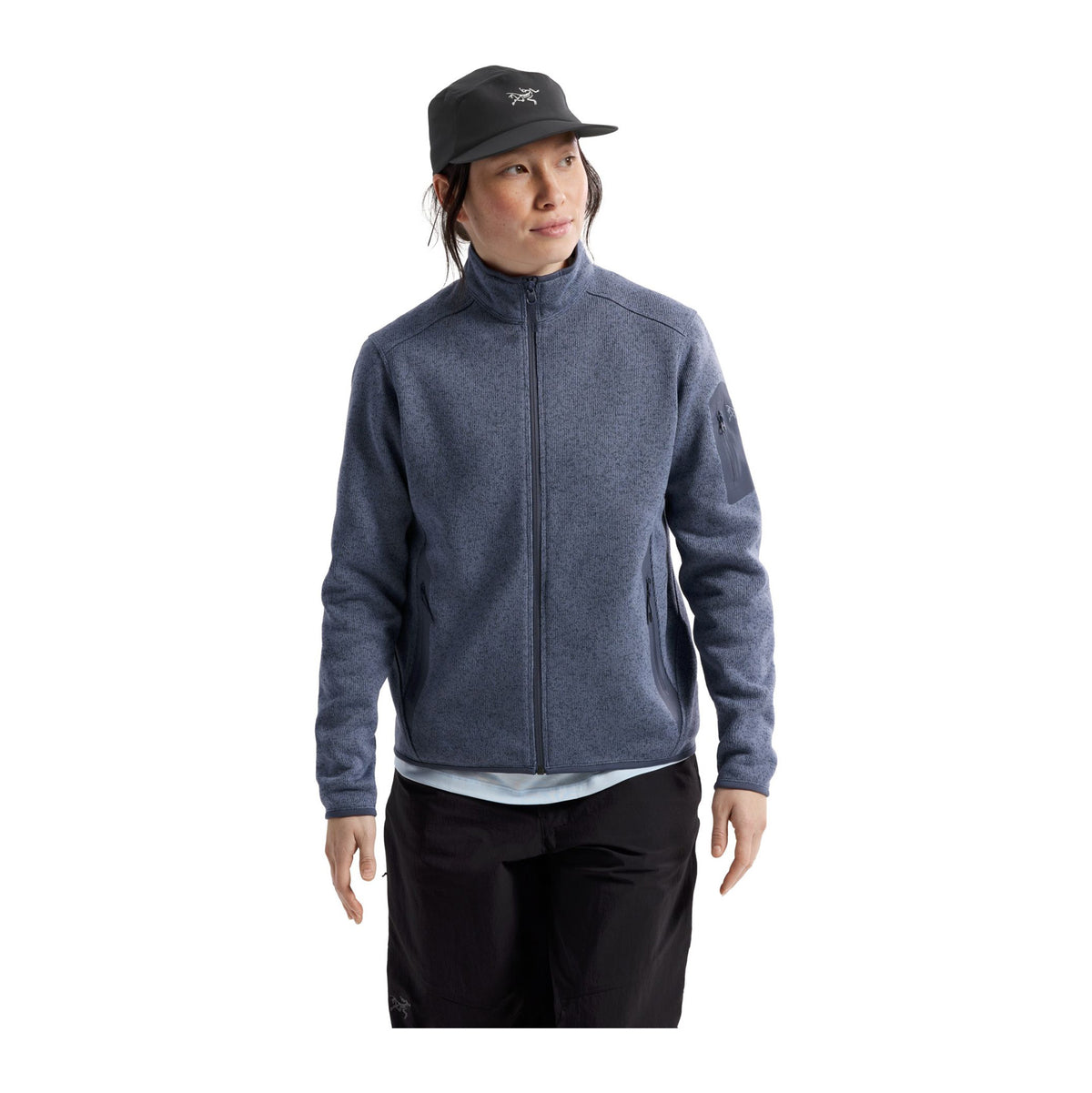 Covert Cardigan W, Dark Stratus Heather