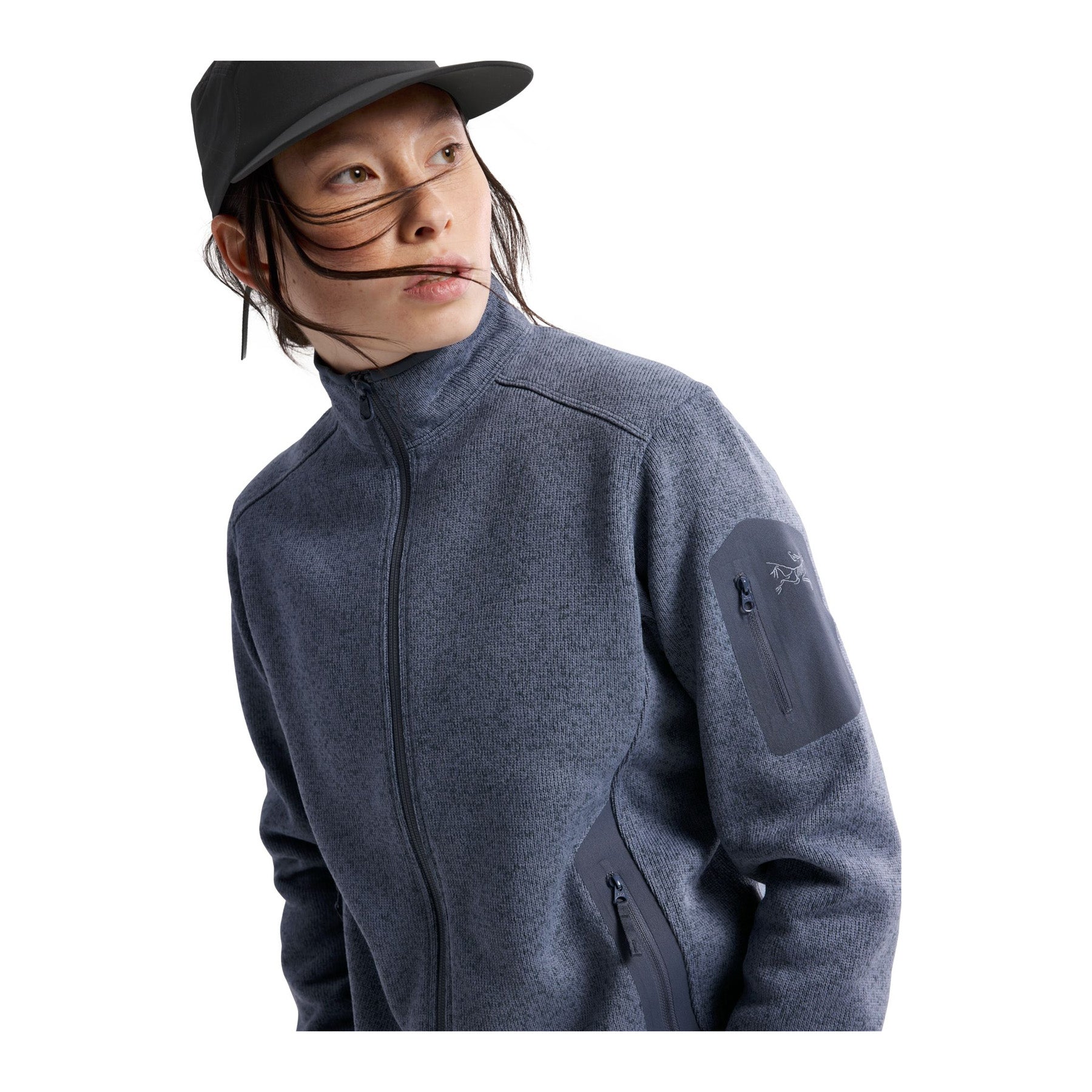 Covert Cardigan W, Dark Stratus Heather