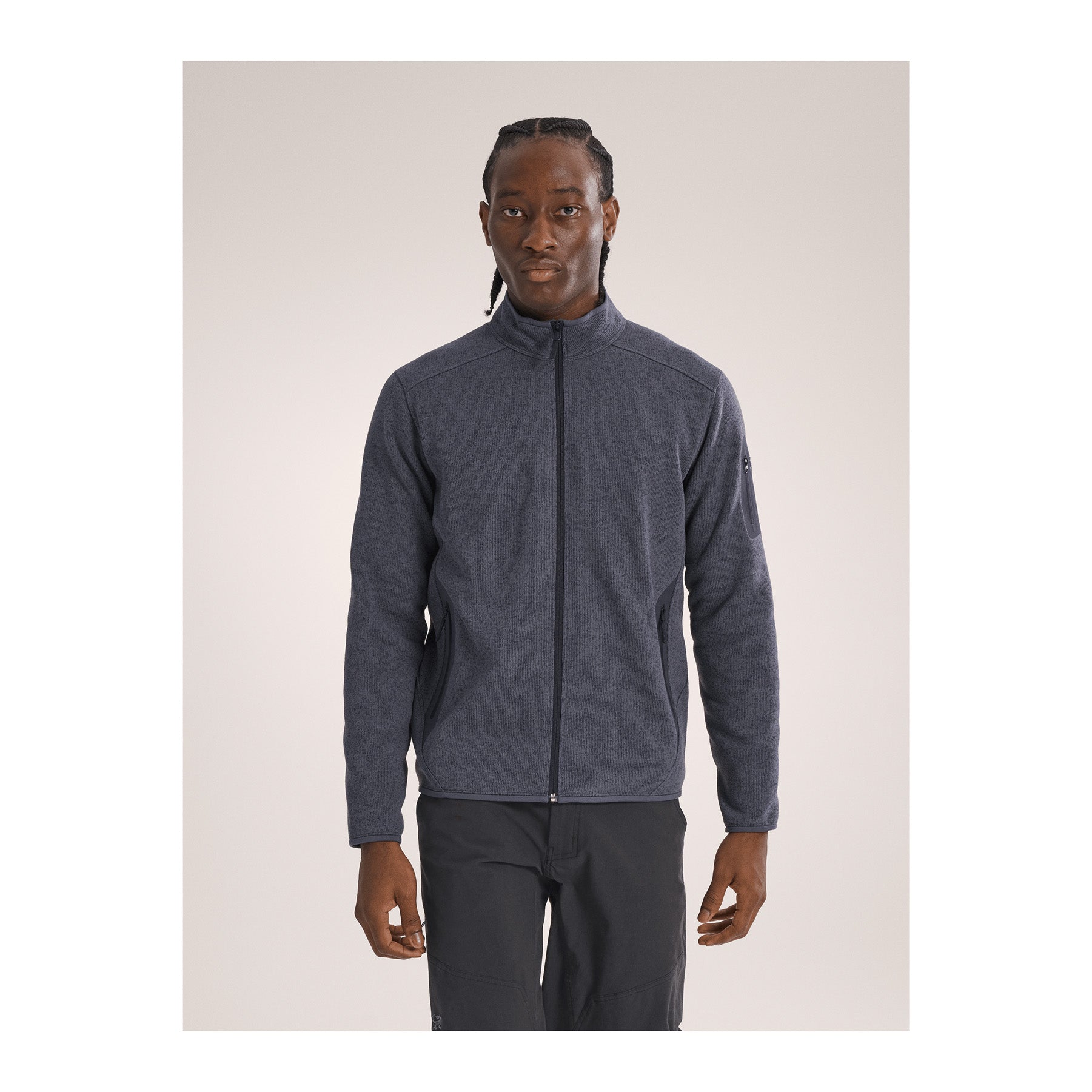 Covert Cardigan M, Dark Stratus Heather
