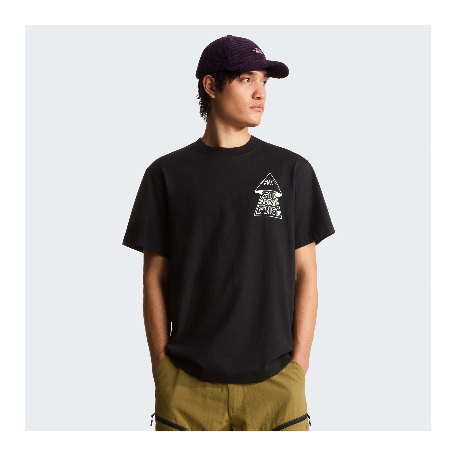 Men's Mountain Play Relaxed Graphic T-Shirt, Tnf black