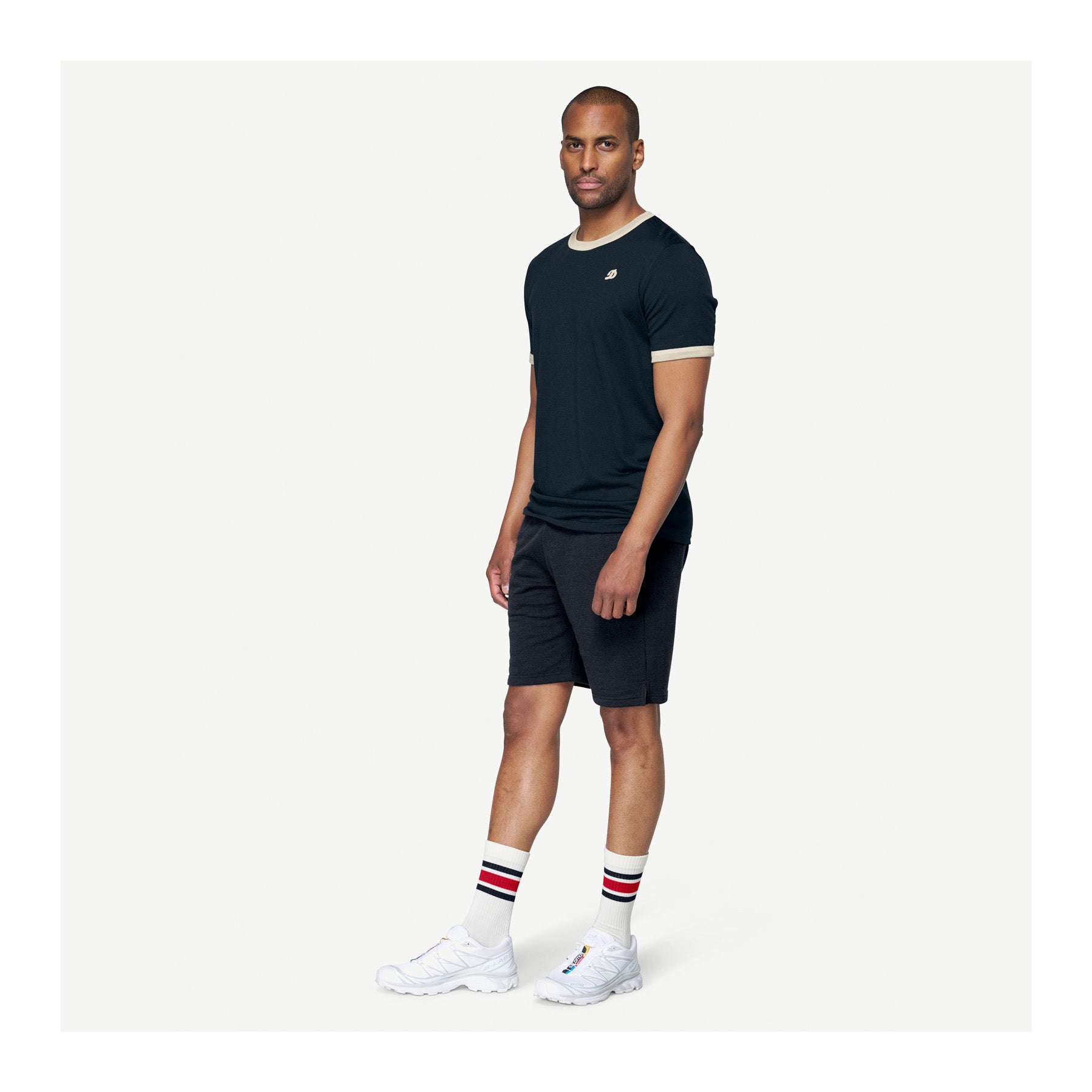 Archive Ringer Tee, Ink offwhite
