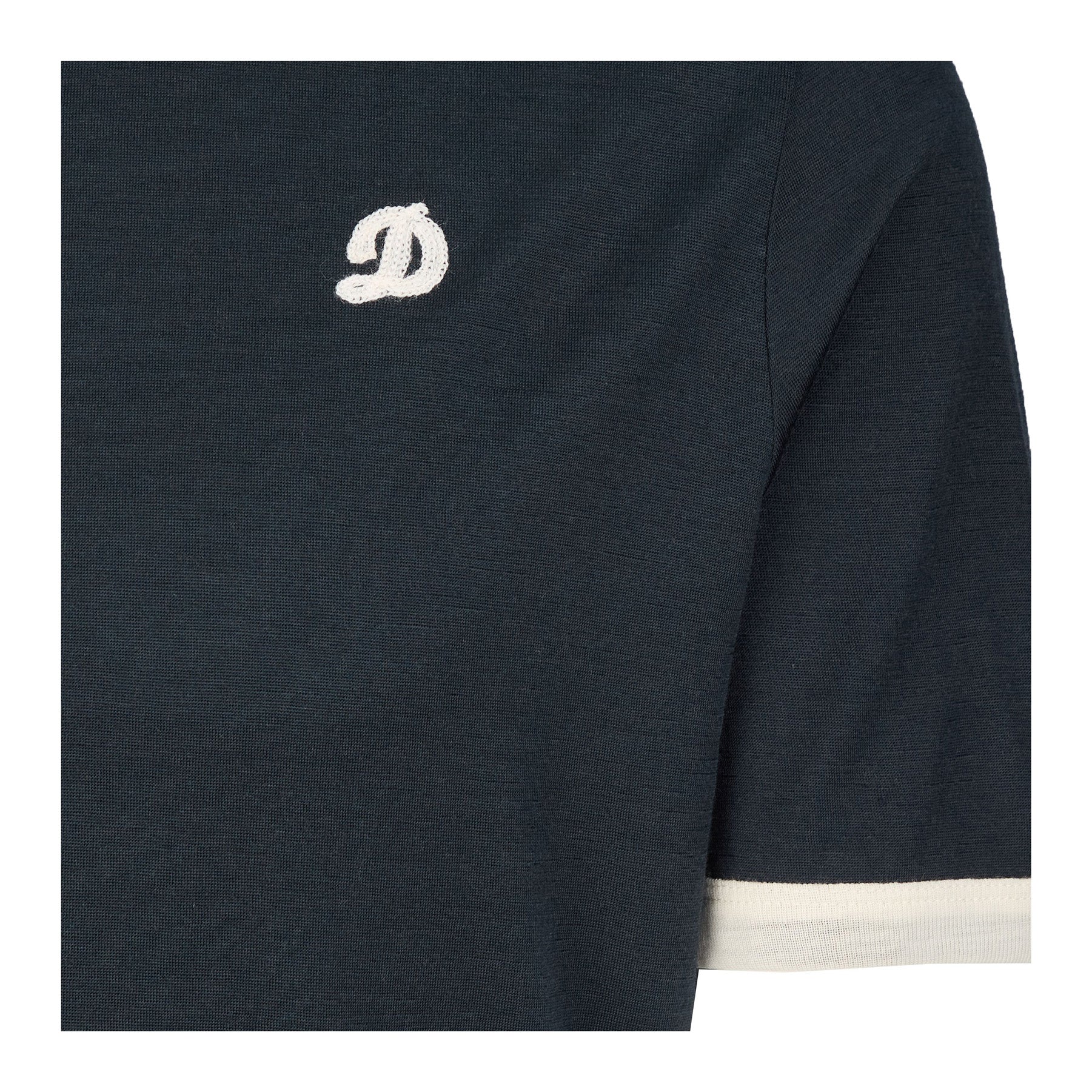 Archive Ringer Tee, Ink offwhite