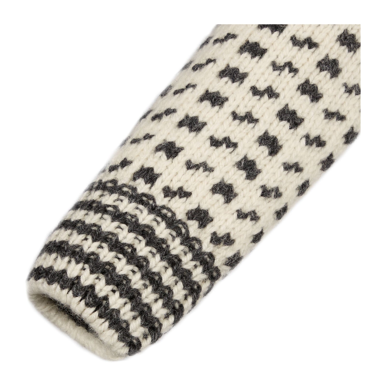 Original Islender Wool Sweater Unisex, Offwhite Anthracite