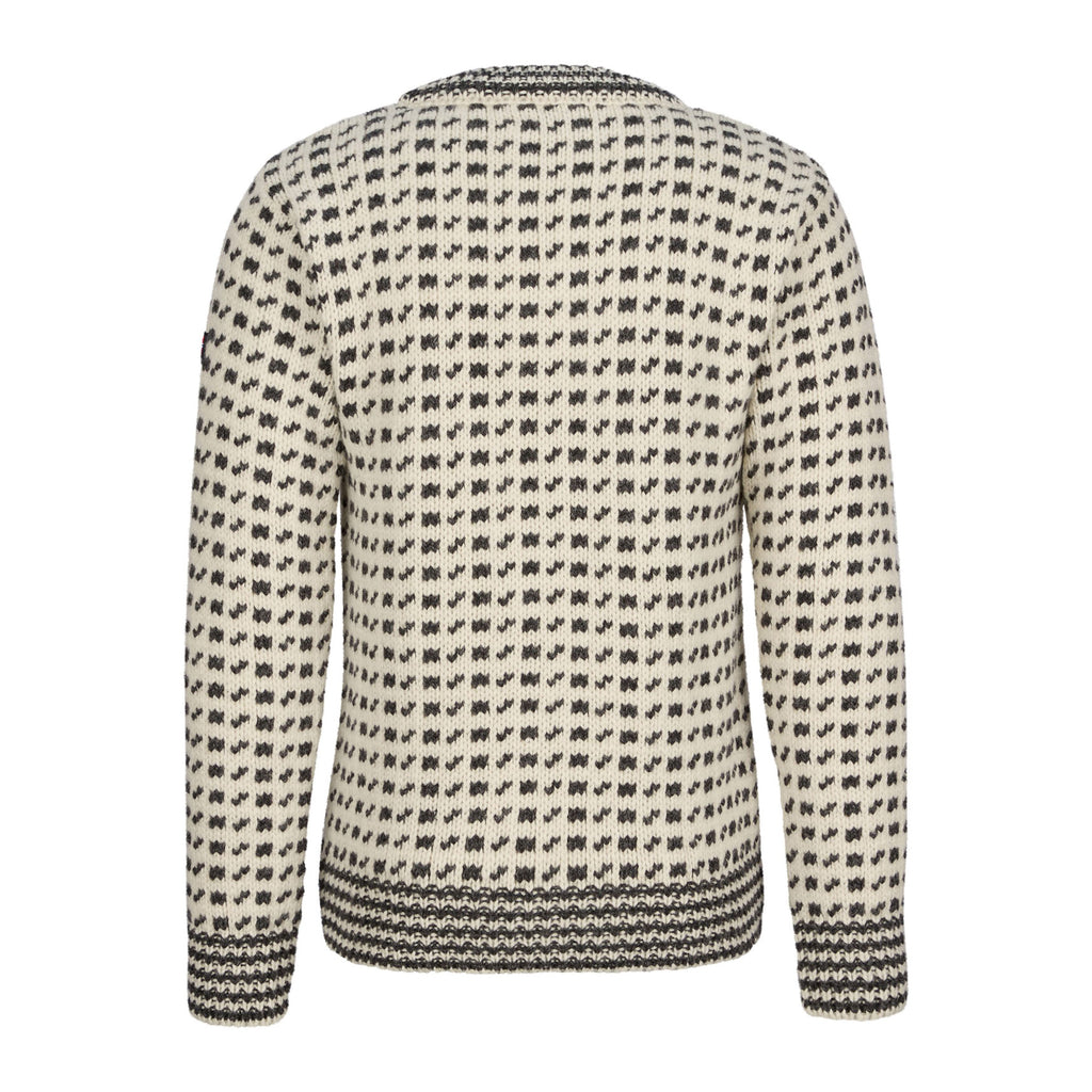 Original Islender Wool Sweater Unisex, Offwhite Anthracite