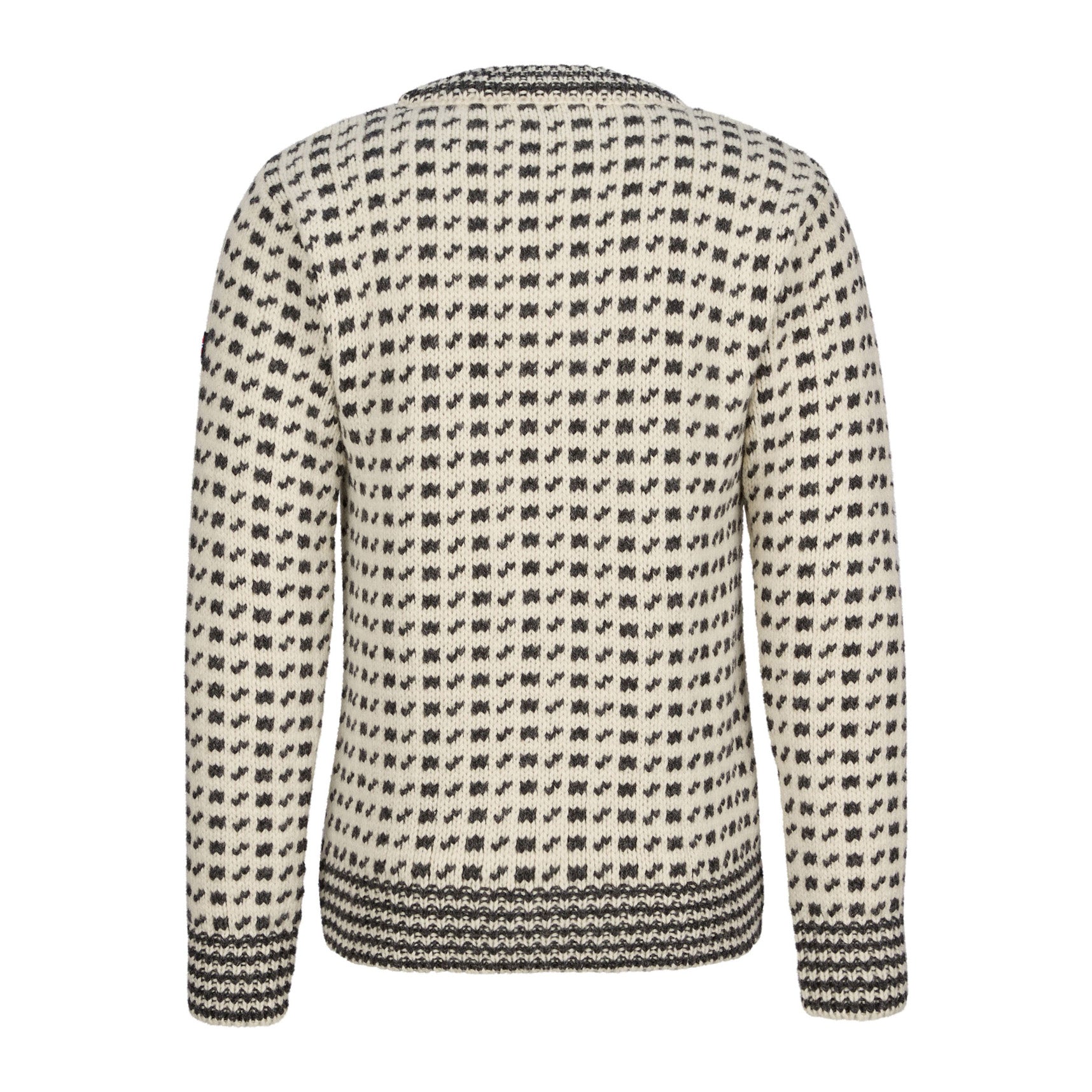 Original Islender Wool Sweater Unisex, Offwhite Anthracite