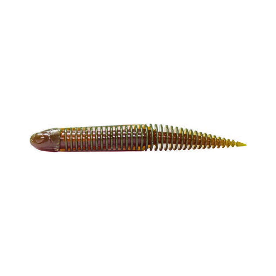 Ned Dragon Tail Slug 7.2cm 3g 5pcs, Clear Motoroil