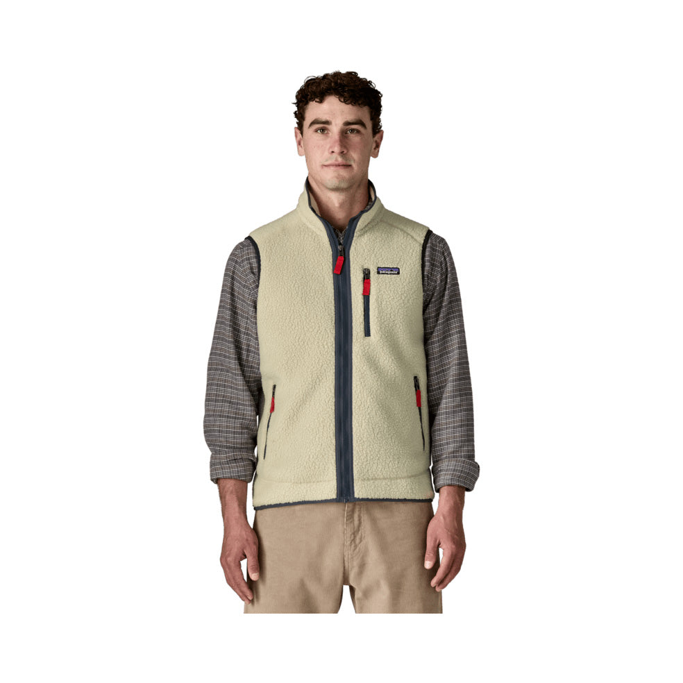 Retro Pile Vest M, Pelican smolder blue