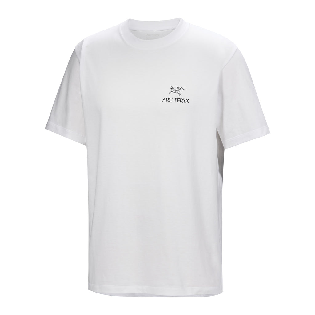 Men's Kragg SL Cotton Bird Word SS, White Light Black
