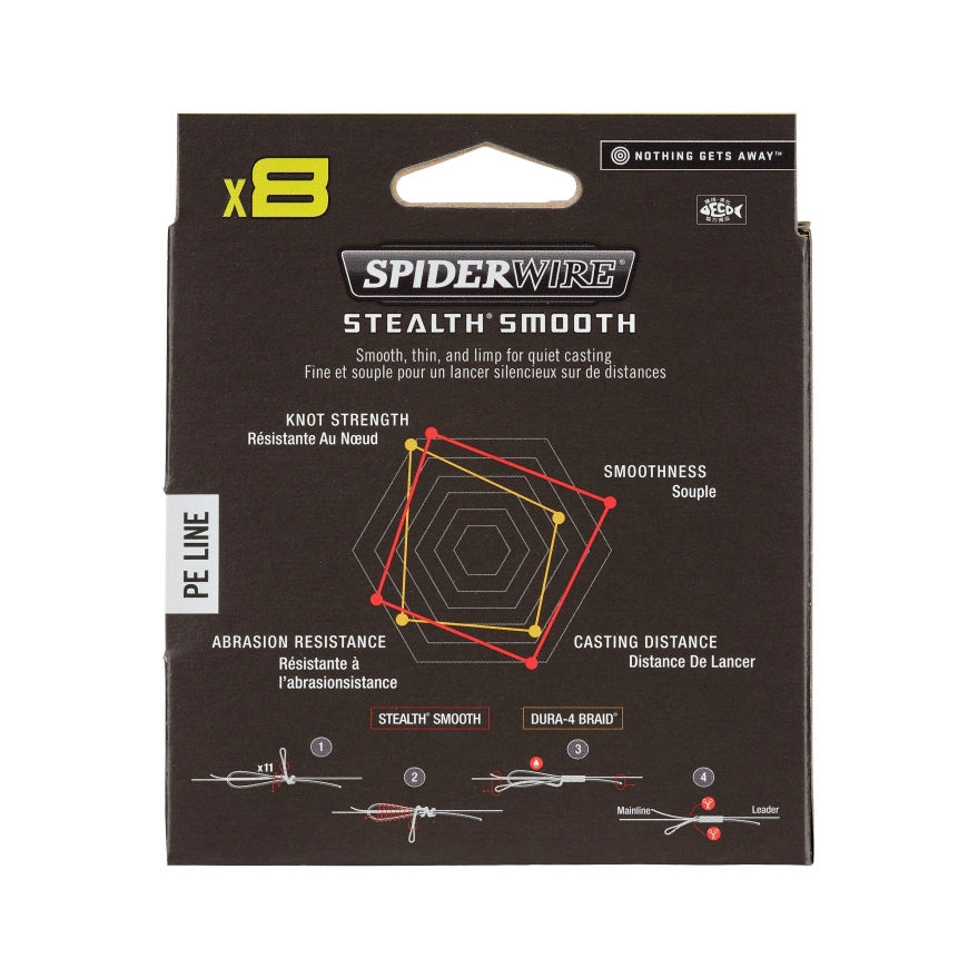 SpiderWire Stealth Smooth 150m, Hi-Vis Yellow