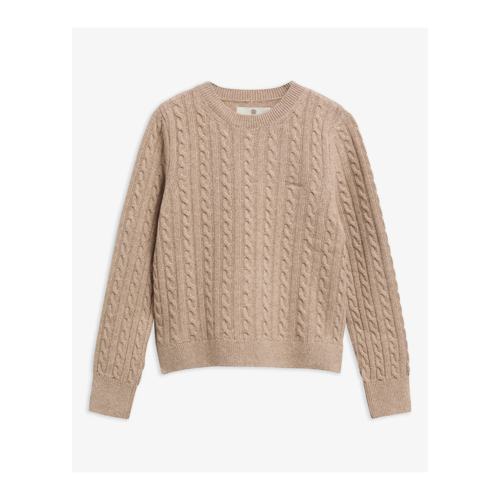 Ashdown Relaxed Wool-Blend Cable-Knit Jumper W, 