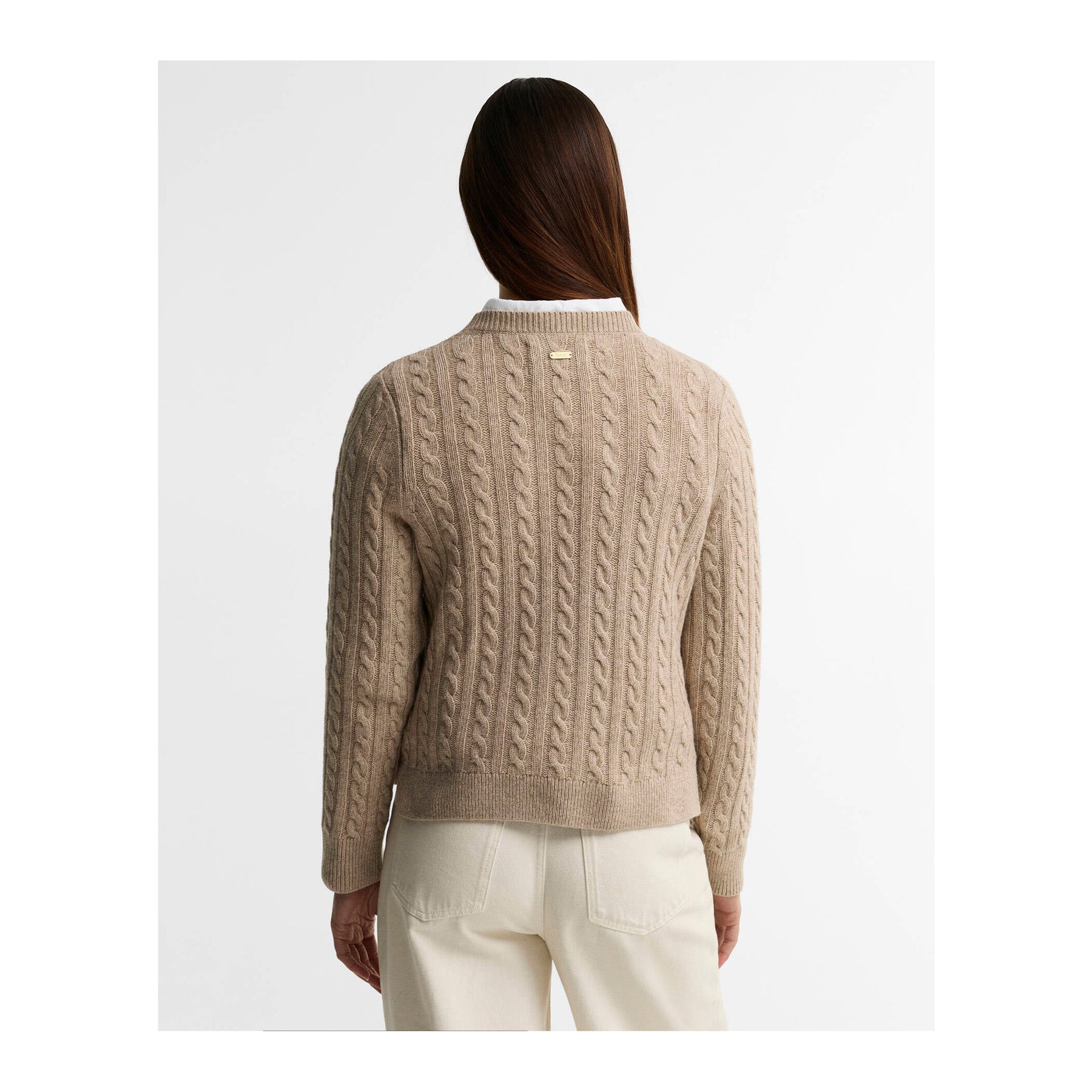 Ashdown Relaxed Wool-Blend Cable-Knit Jumper W, 