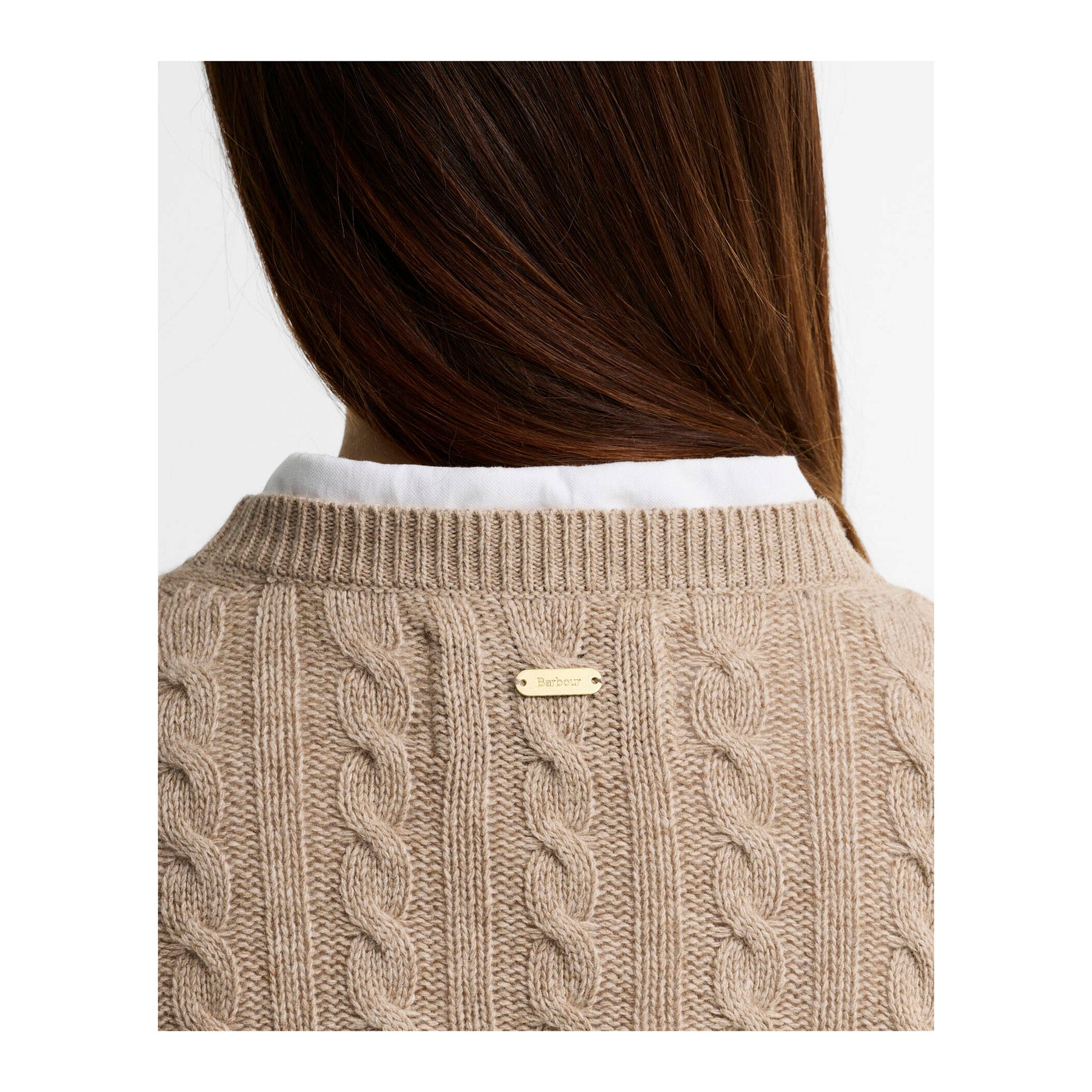 Ashdown Relaxed Wool-Blend Cable-Knit Jumper W, 