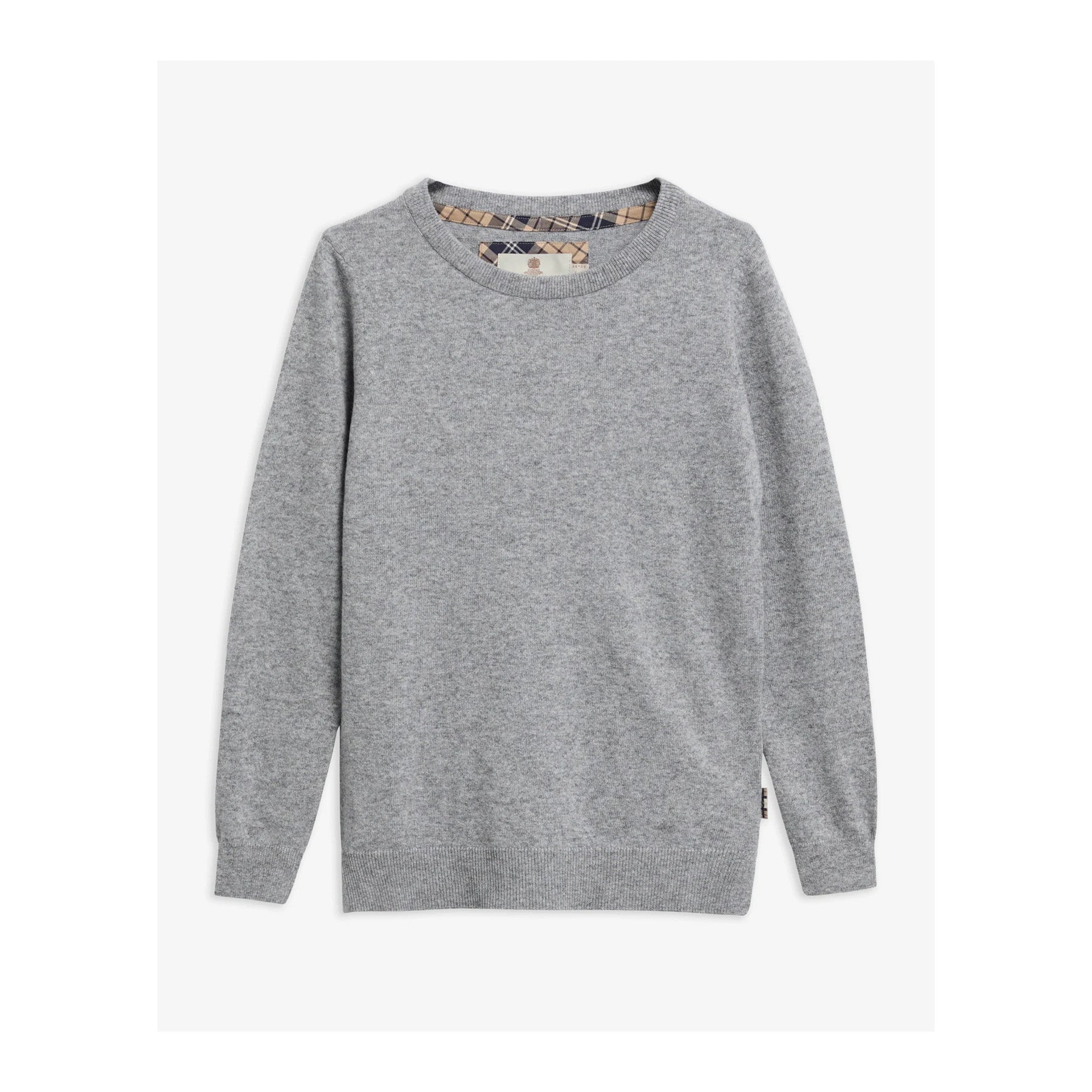 Pendle Crew Knitted Jumper W, Grey marl