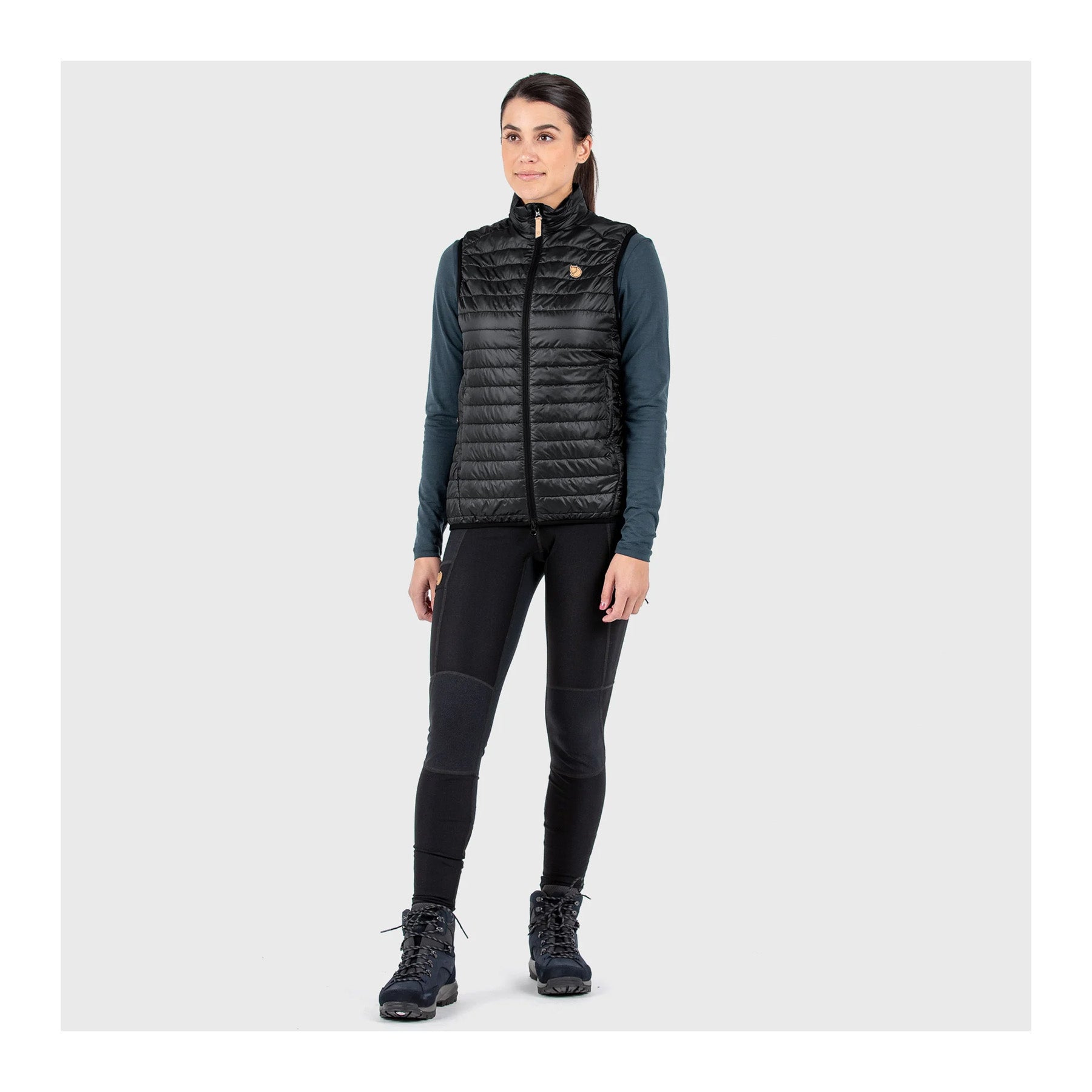 Abisko Padded Vest W, Navy