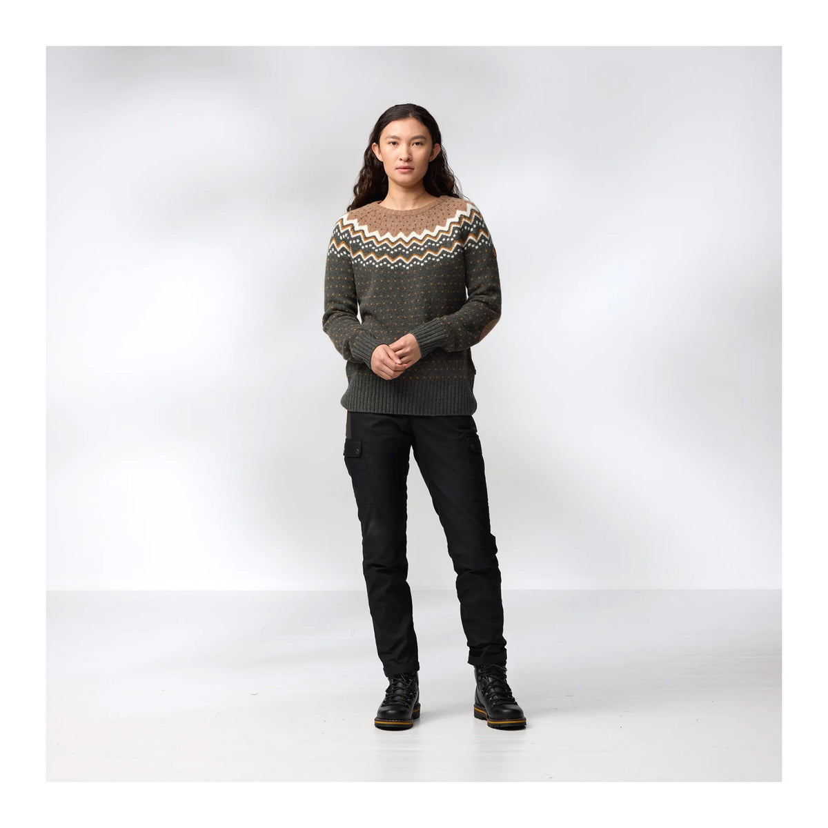 Övik Knit Sweater W, Navy