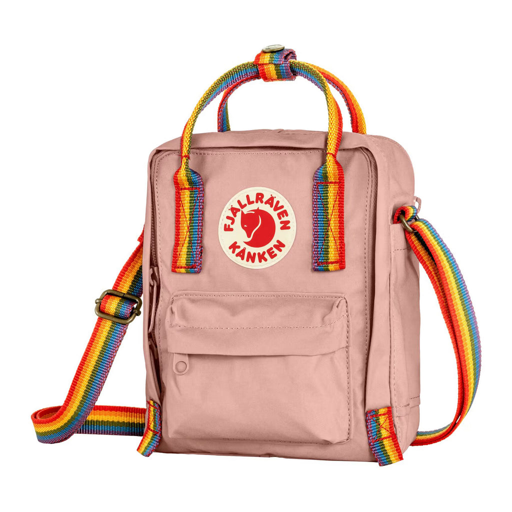 Kånken Rainbow Sling, Chalk Rose-Rainbow