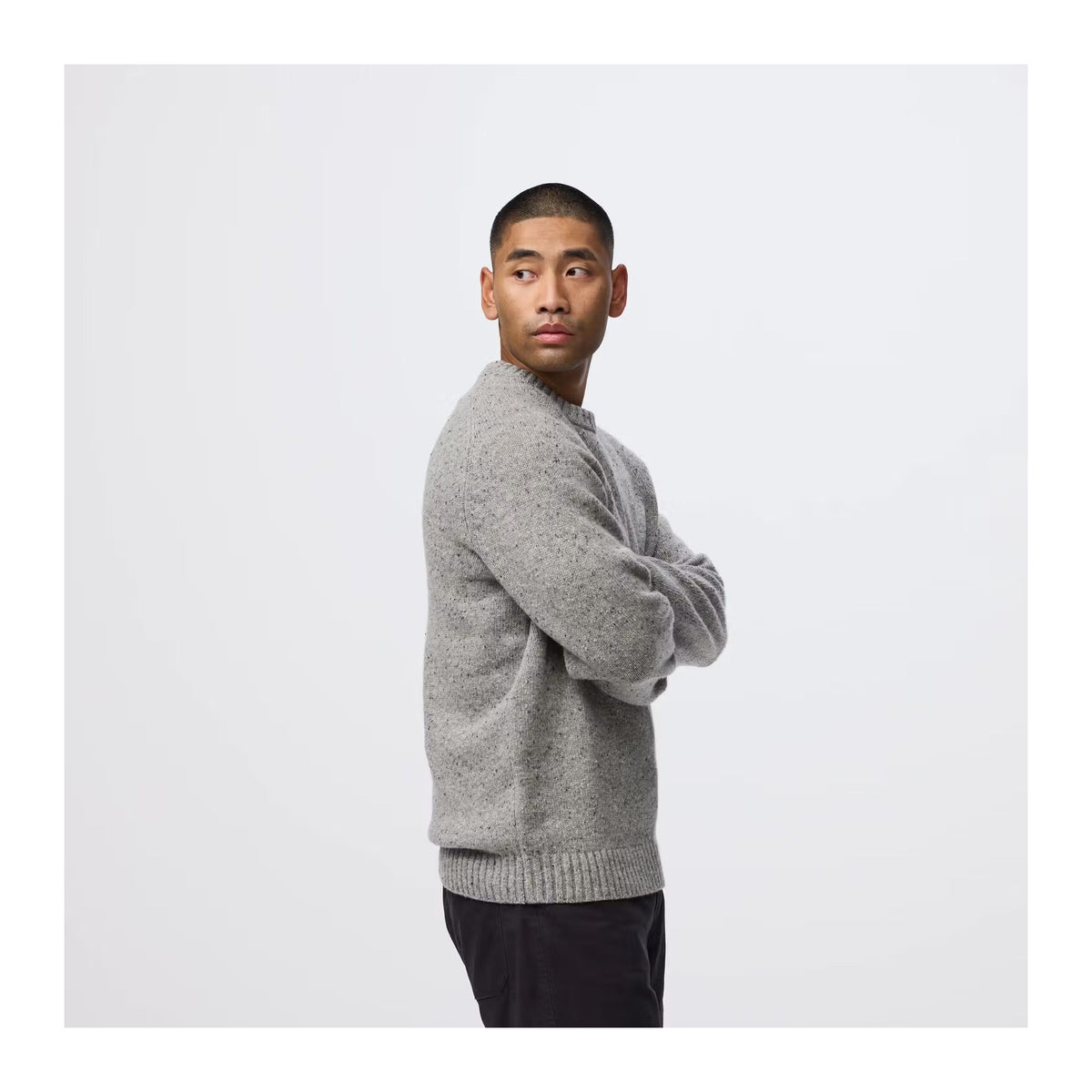 Övik Neps Knit Sweater M, Herr