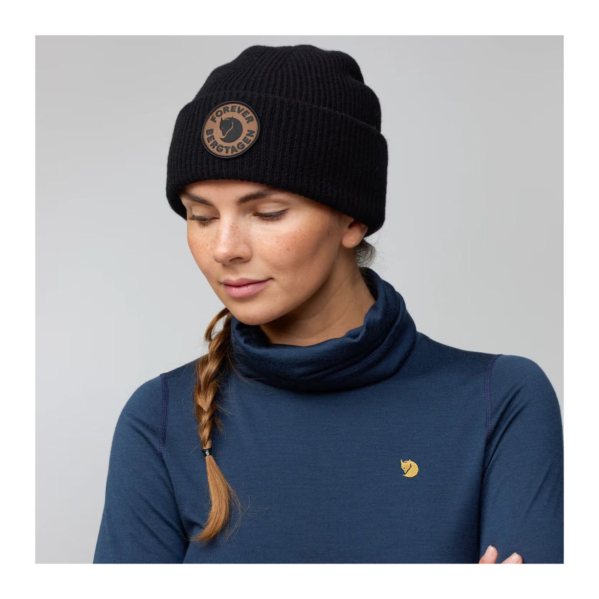 Bergtagen Forever Wool Beanie, Black