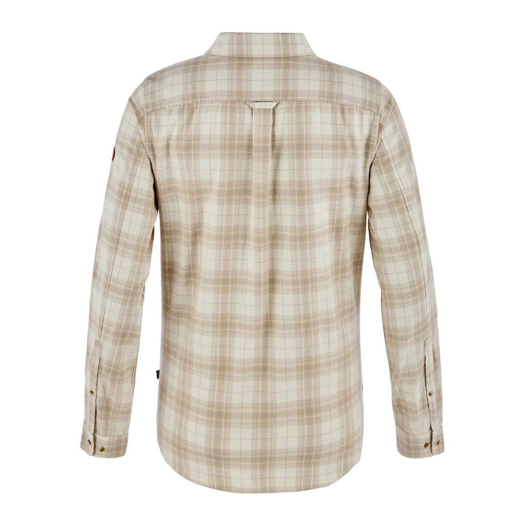 Övik Classic Flannel Shirt W, Chalk White Fossil