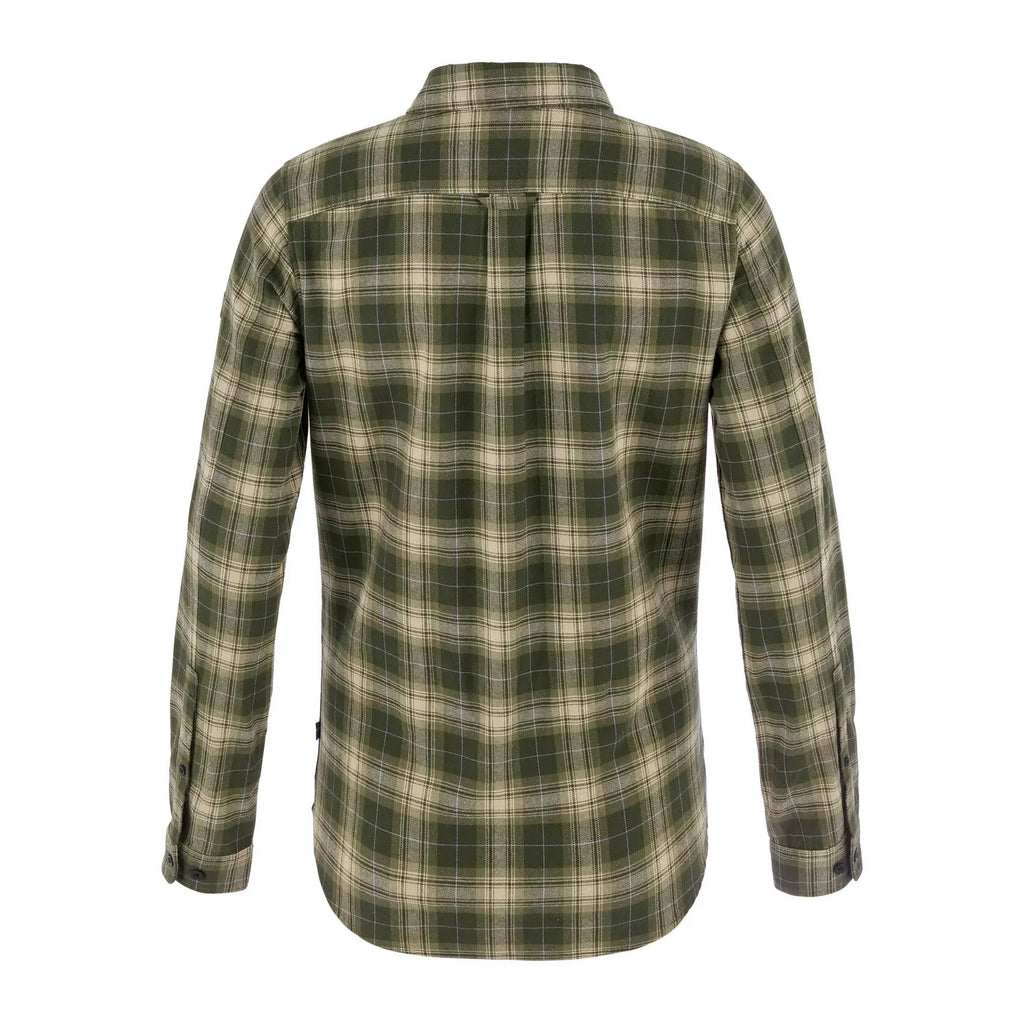 Övik Classic Flannel Shirt W, Deep Forest Fossil