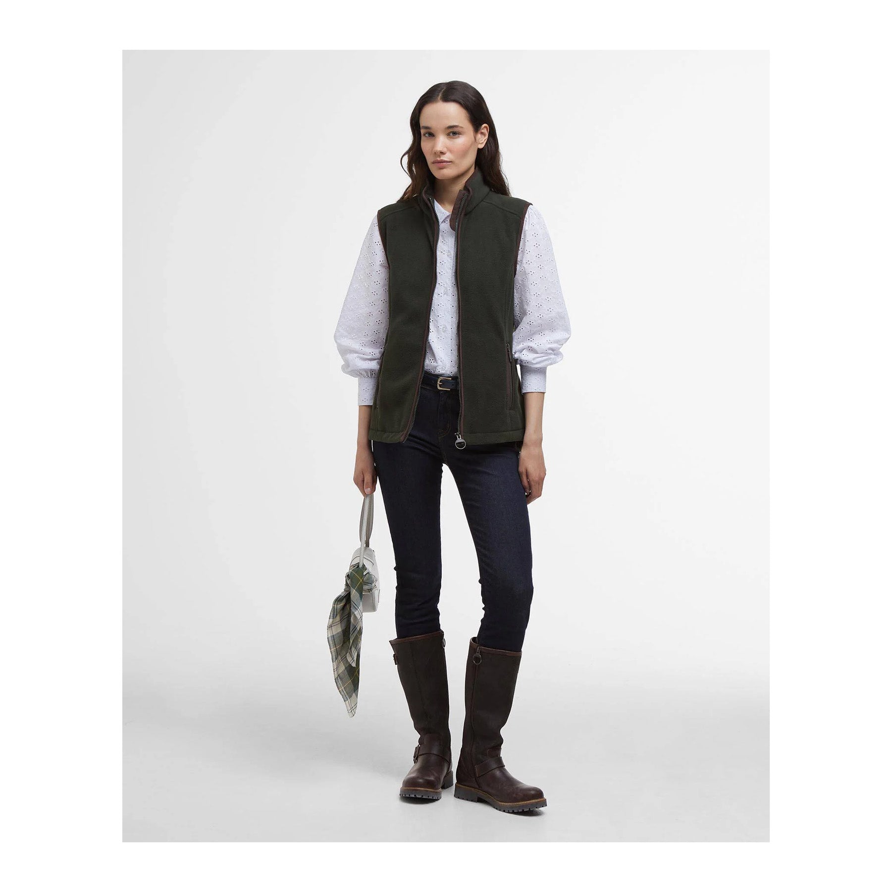 Country Colton Fleece Gilet, Dam