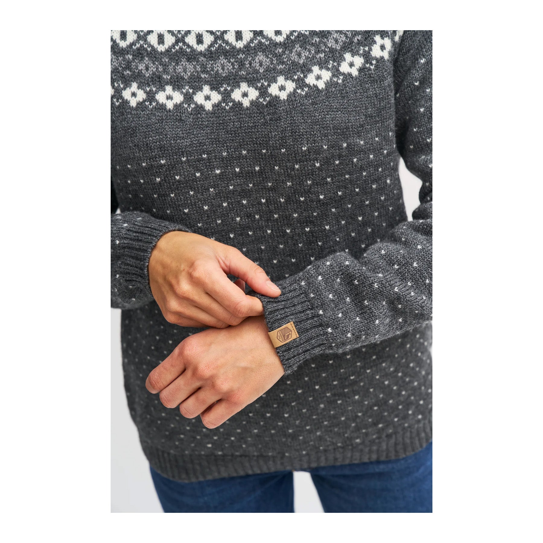 Sire Crewneck 100% Ull, Autumn Blaze