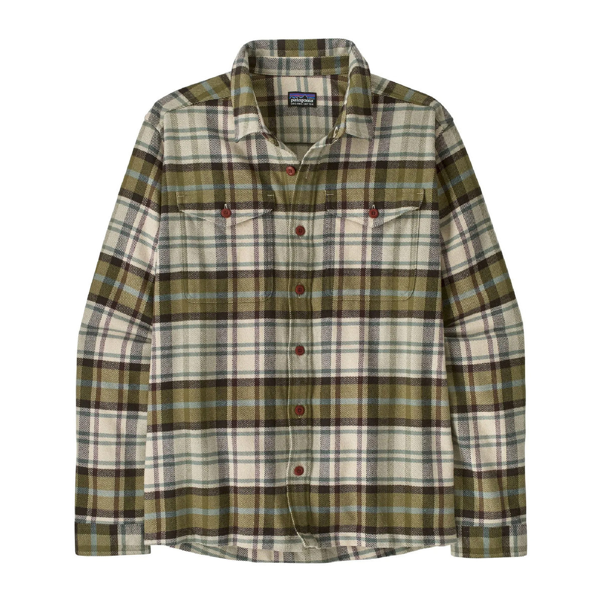 Fjord Flannel Shirt M, Rising Storm Weathered Stone
