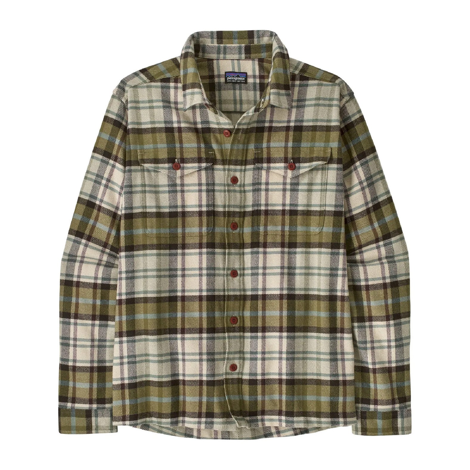 Fjord Flannel Shirt M, Rising Storm Weathered Stone