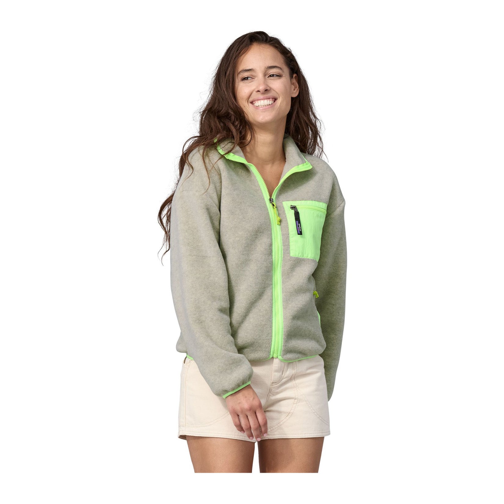 W's Synch Jkt, Oatmeal Heather Pink Frost