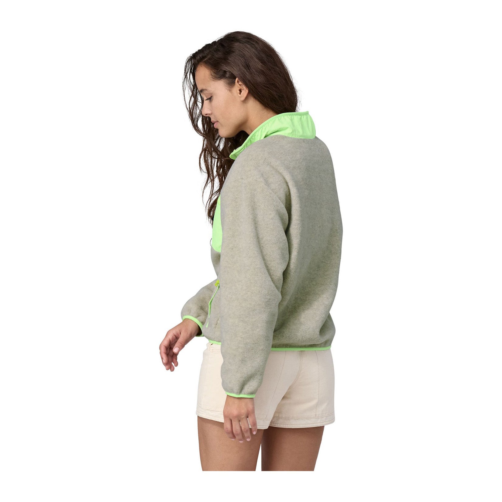 W's Synch Jkt, Oatmeal Heather Pink Frost