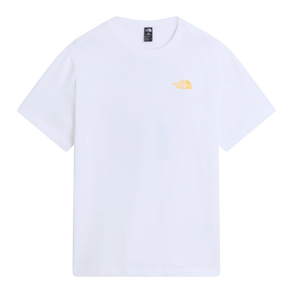 M Pitch A Tent Relaxed SS Tee, Tnf white