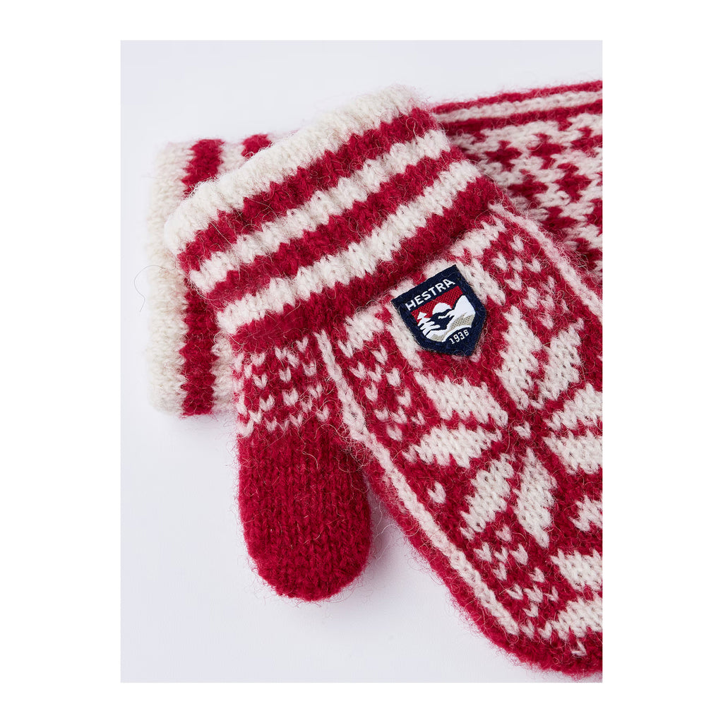 Kids' Nordic - mitt, Red Offwhite